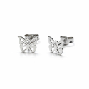 Women's White Gold Earrings GL102390