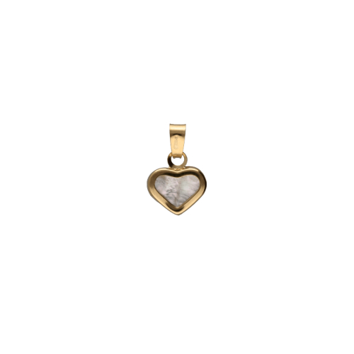 Yellow Gold Heart Pendant GL102400