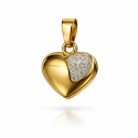 Herzanhänger aus Gelbgold GL102401