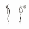 Damen-Ohrringe aus Weißgold GL102402