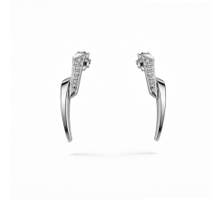 Women's White Gold Earrings GL102403