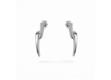 Orecchini Donna Oro Bianco GL102403