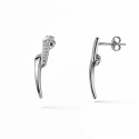 Damen-Ohrringe aus Weißgold GL102403