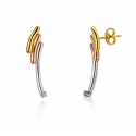 Women's Earrings in White, Yellow, and Rose Gold GL102404