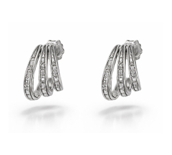 Women's White Gold Earrings GL102407
