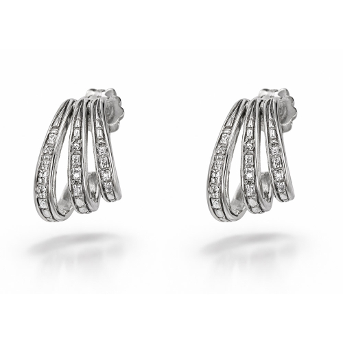 Women's White Gold Earrings GL102407