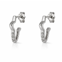 Women's White Gold Earrings GL102408