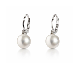 Damen-Ohrringe aus Weißgold GL102410