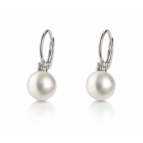 Women's White Gold Earrings GL102410