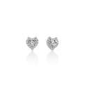 Miluna Women's White Gold Earrings ERD3303X