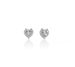 Miluna Women's White Gold Earrings ERD3303X