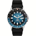 Fossil Herrenuhr GMT Blau FS6049