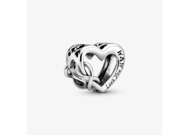 Charm Pandora Openwork Cuore "Ti Amo Mamma" 798825C00