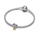 Charm Pandora Openwork Cuore e Stella "My Lucky Star" 763513C00