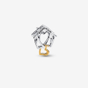 Pandora Openwork Home Charm "With You I'm Home" 764145C00