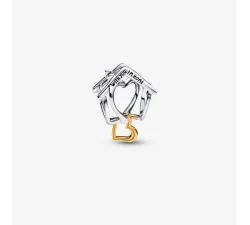 Charm Pandora Openwork Casa "With You I'm Home" 764145C00