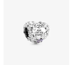 Charm Pandora Cuore Floreale 791155C01