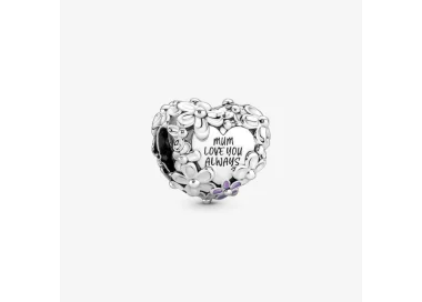 Charm Pandora Cuore Floreale 791155C01