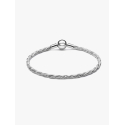 Bracciale Pandora Maglia Doppia Intrecciata con Chiusura a Sfera 593757C00