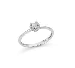 Miluna Women's White Gold Ring LID4143X