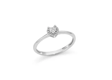 Miluna Women's White Gold Ring LID4143X