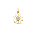 Ciondolo Margherita Oro Bianco Giallo GL102417