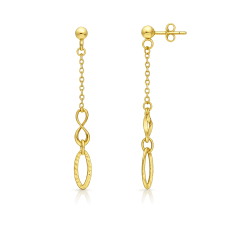 Damen-Ohrringe aus Gelbgold GL102423