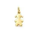 Yellow Gold Baby Girl Pendant GL102426