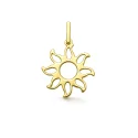Yellow Gold Sun Pendant GL102427