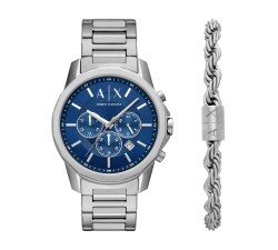 Armani Exchange Banks Herren-Uhrenarmband-Set AX7176SET