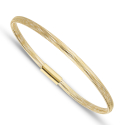 Unisex Elastic Bracelet Yellow Gold GL102018