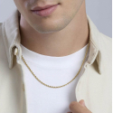18KT Yellow Gold Rope Necklace 50 cm