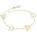 Yellow gold butterfly bracelet for women 803321733399