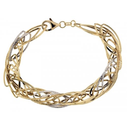 Damenarmband aus Gelb- und Weißgold 803321730995