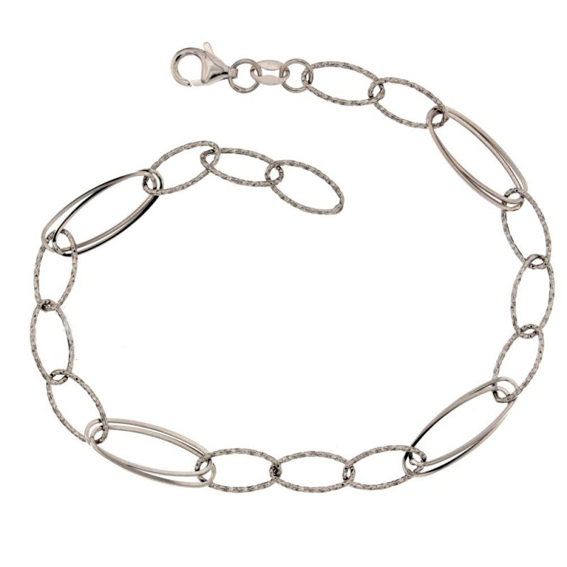 White gold women's bracelet 803321707816 GioielleriaLucchese.it