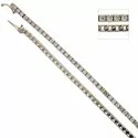 Unisex tennis bracelet in white gold 803321721195