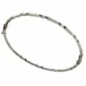 Rigid bracelet for women in white gold 803321728647