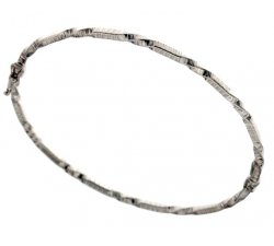 Rigid bracelet for women in white gold 803321728647