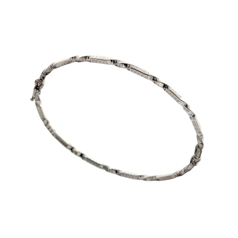 Rigid bracelet for women in white gold 803321728647