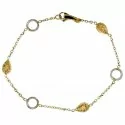 Damenarmband aus Gelb- und Weißgold 803321724451