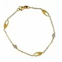 Damenarmband aus Gelb- und Weißgold 803321724455