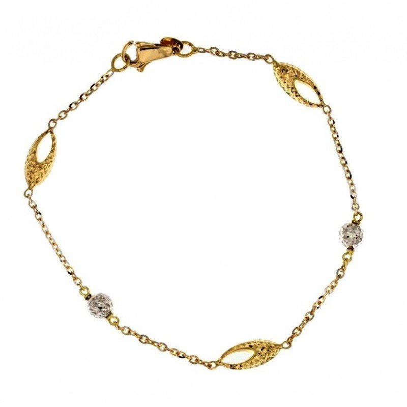 Yellow and white gold women's bracelet 803321724455