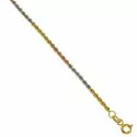 Three-color gold bracelet for women 803321703120