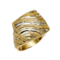 Women's Ring in Yellow and White Gold GL102431