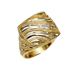 Women's Ring in Yellow and White Gold GL102431