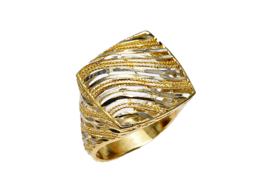 Anello Donna Oro Bianco Giallo GL102431