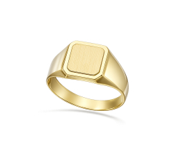 Herrenring aus Gelbgold GL102434