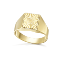 Herrenring aus Gelbgold GL102437