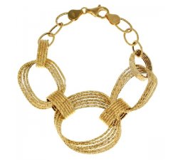 Yellow gold women's bracelet 803321722642