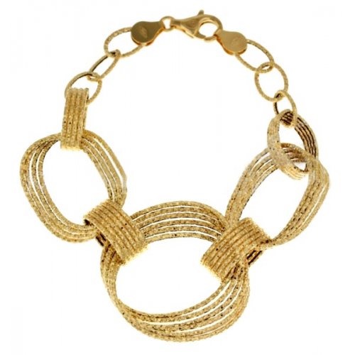 Yellow gold women's bracelet 803321722642